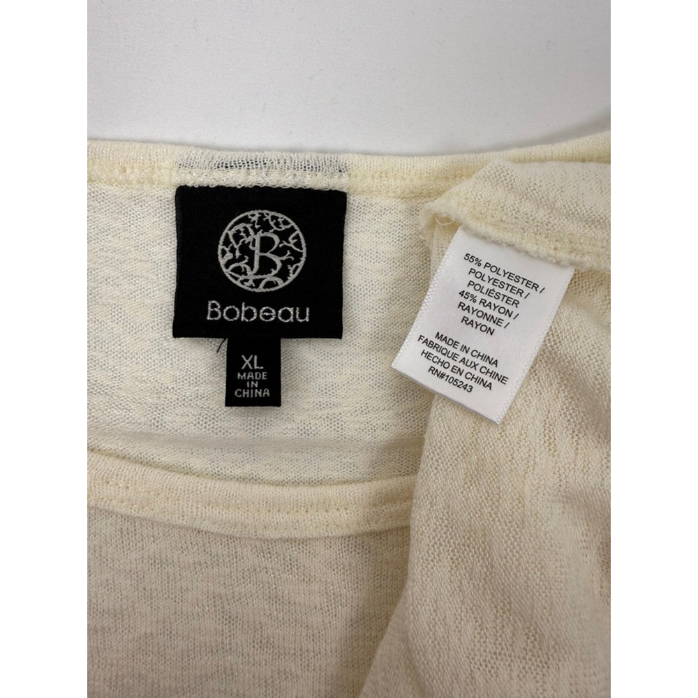 Women's Bobeau Cream Puff Sleeve Top XL - Picture 5 of 5